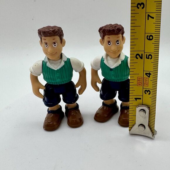 Vintage Fisher Price Boy Toy Figure 2.5” Set of 2 - Picture 3 of 5
